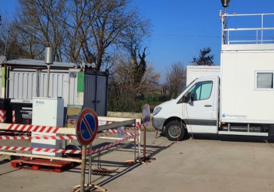 PFAS measuring station in Northern Italy.